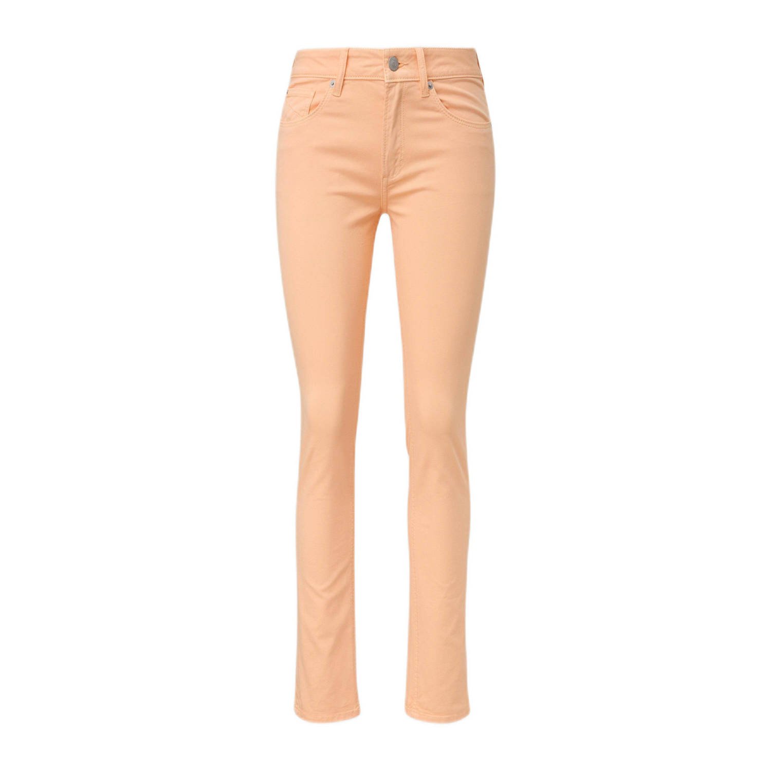 Q S by s.Oliver slim fit jeans zalm