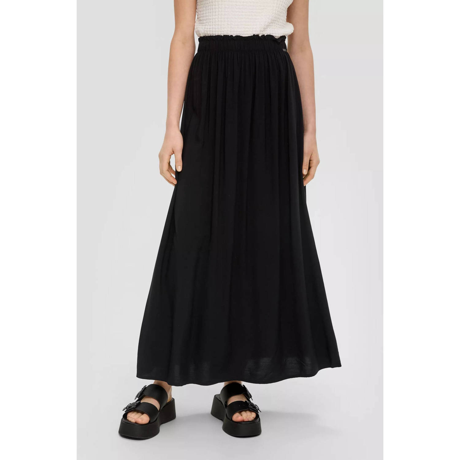 QS Maxirok van viscose met elastische band