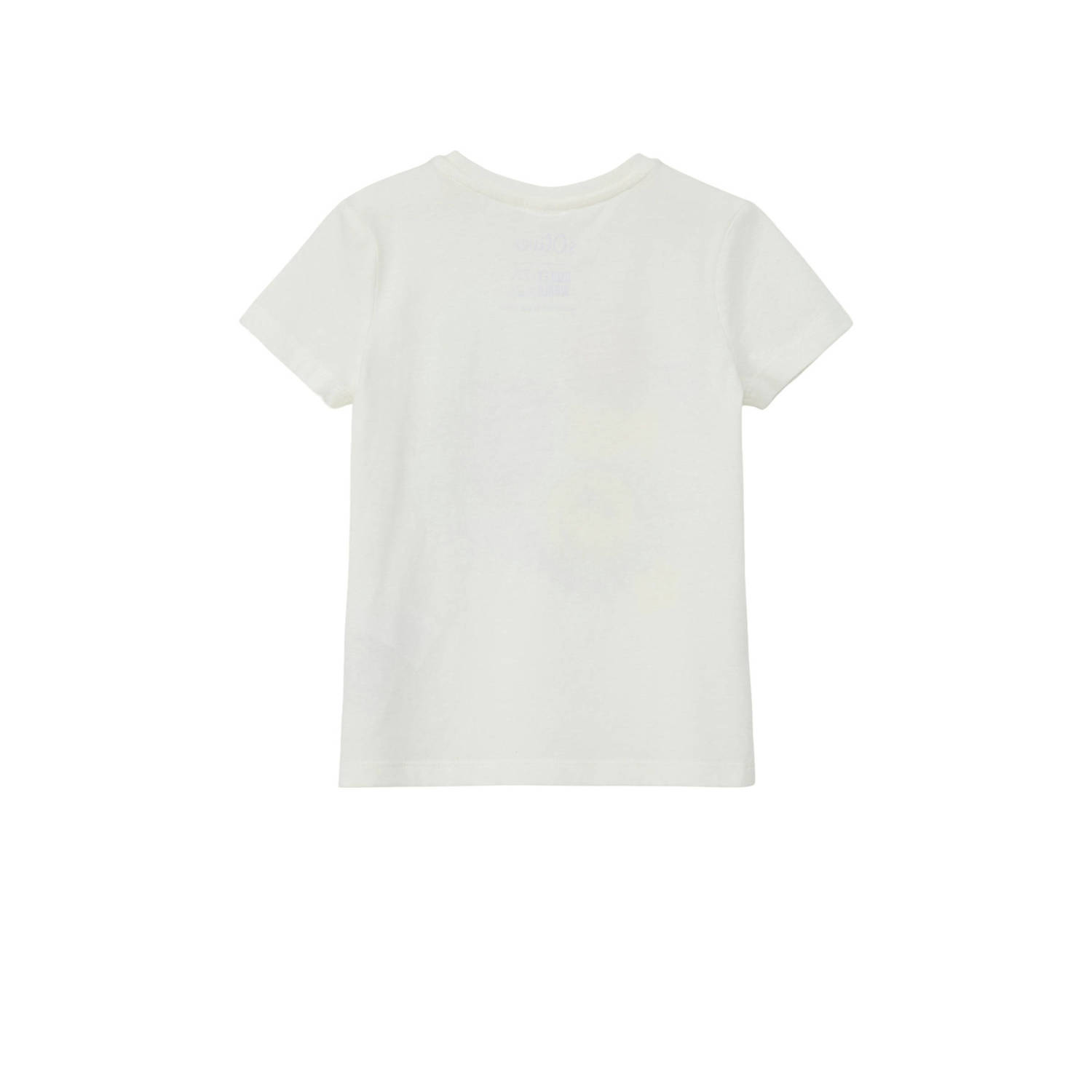 s.Oliver T-shirt met printopdruk wit