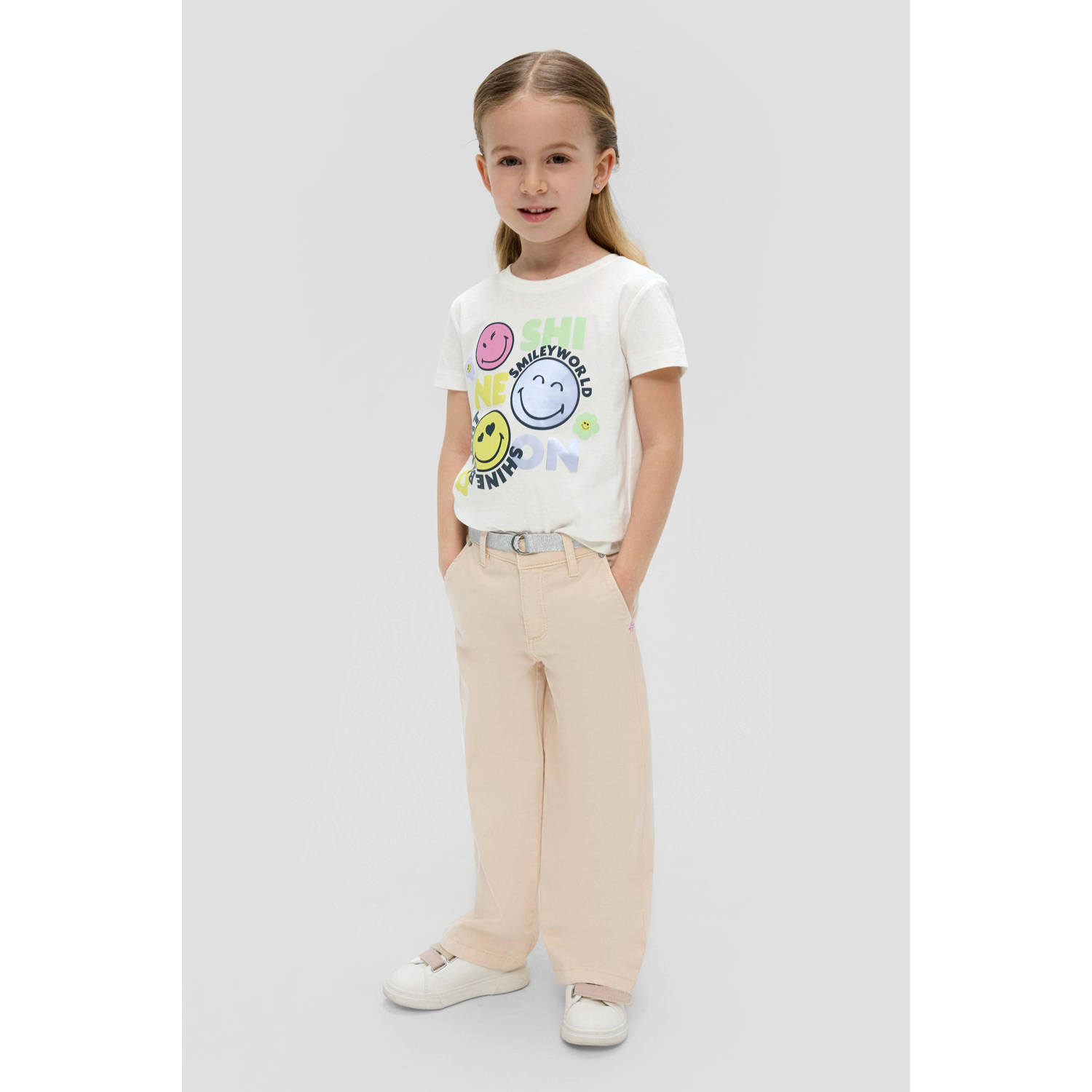 s.Oliver T-shirt met printopdruk wit