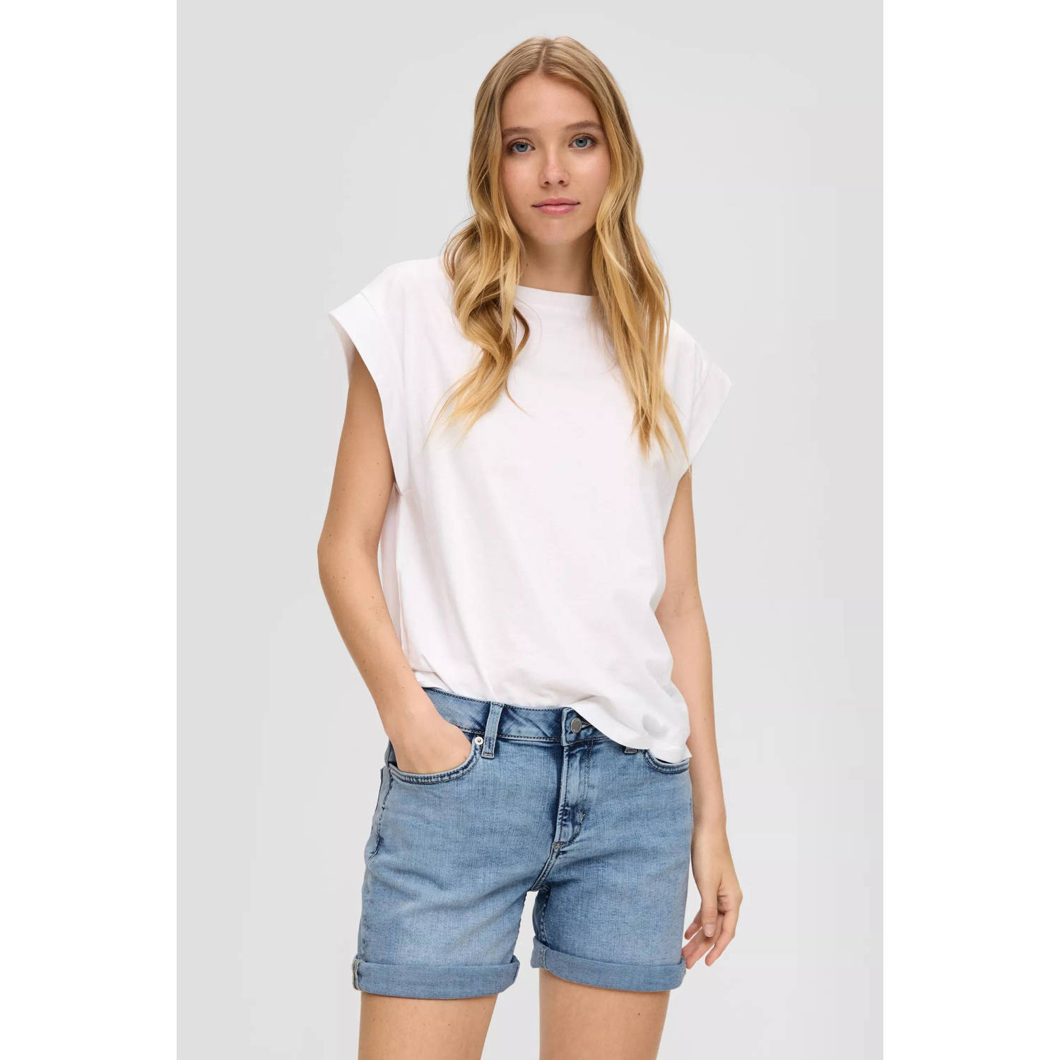 Q S by s.Oliver slim fit denim short