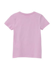 thumbnail: Roze meisjes s.Oliver T-shirt van katoen met printopdruk, korte mouwen en ronde hals