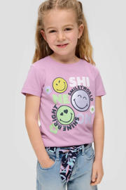 thumbnail: s.Oliver T-shirt met printopdruk roze