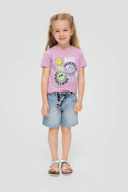 thumbnail: s.Oliver T-shirt met printopdruk roze
