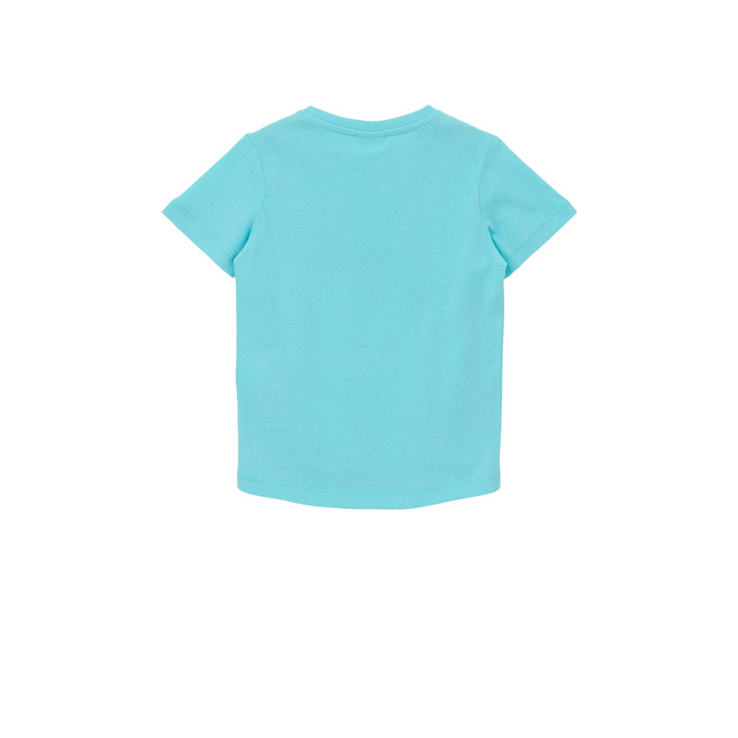 s.Oliver T-shirt met printopdruk turquoise