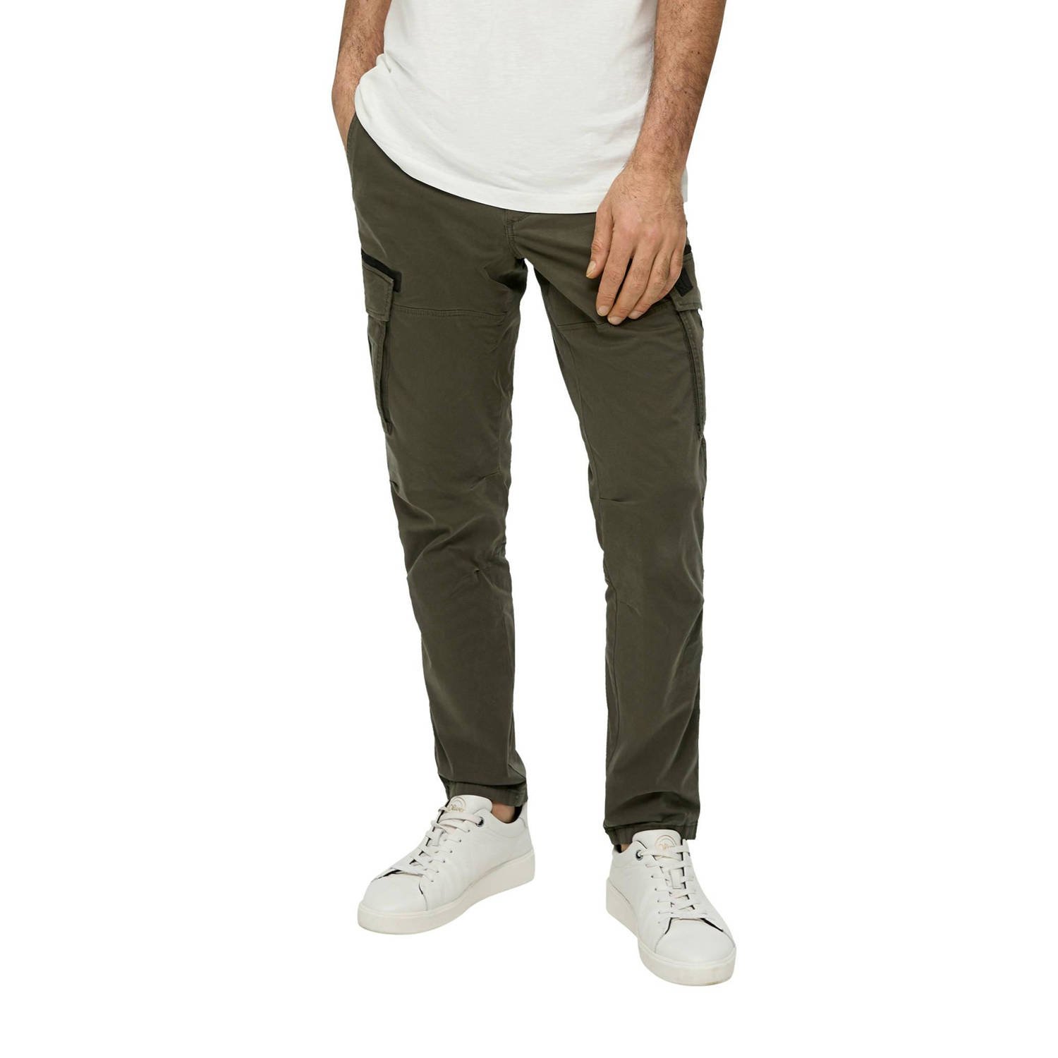 S.Oliver RED LABEL Stoffen broek met klepzakken