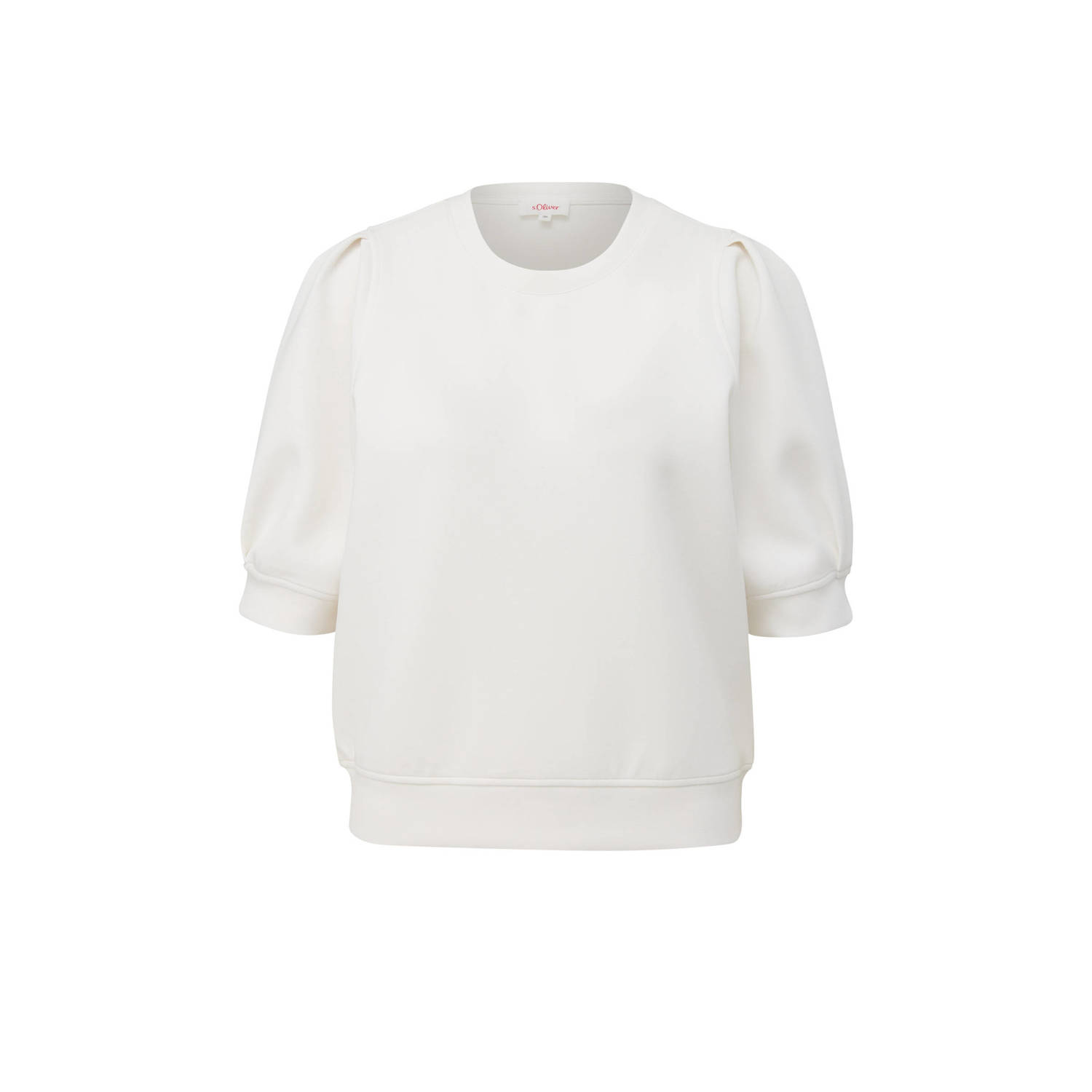 S.Oliver RED LABEL Sweatshirt met pofmouwen model 'Peach'