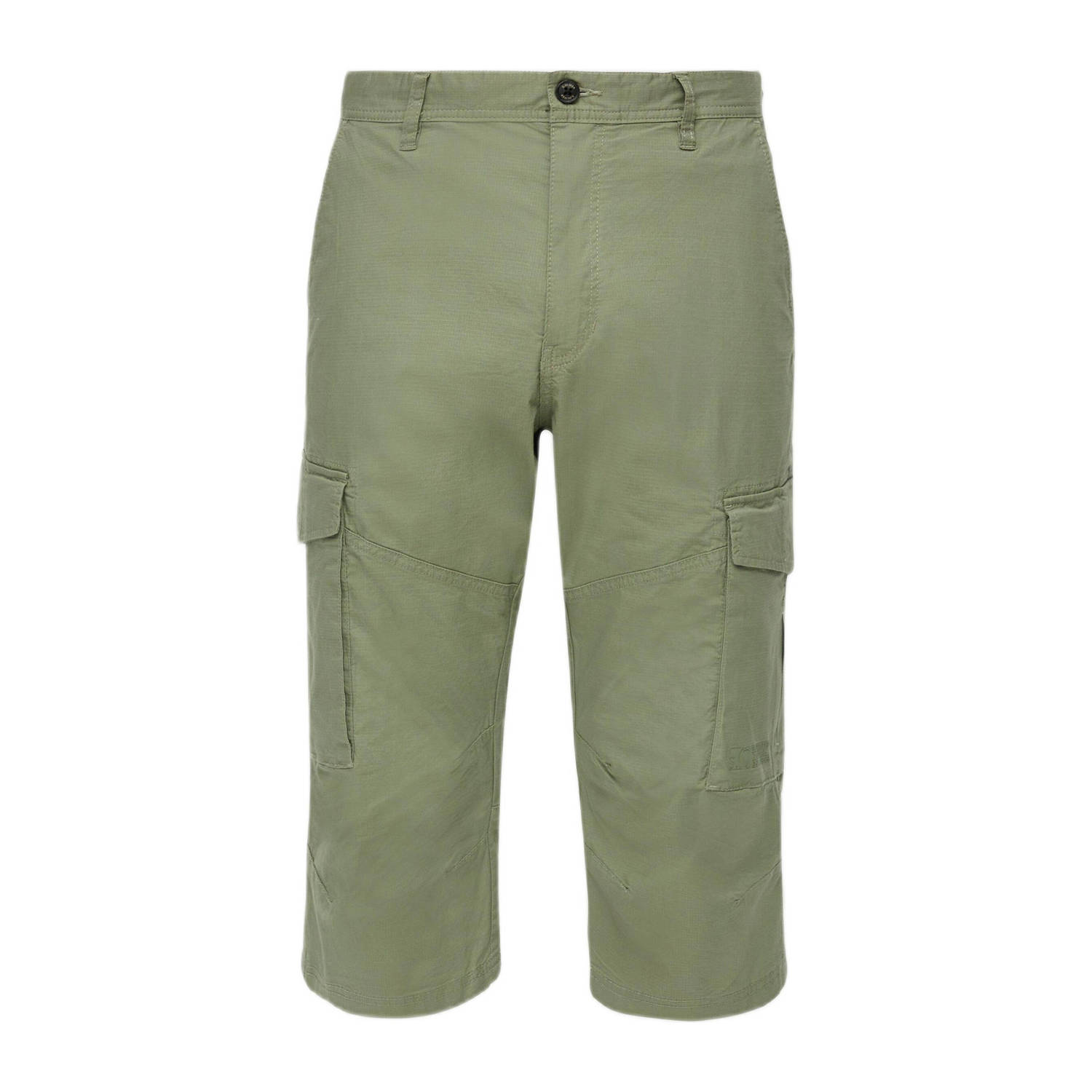 s.Oliver regular fit cargo short kaki