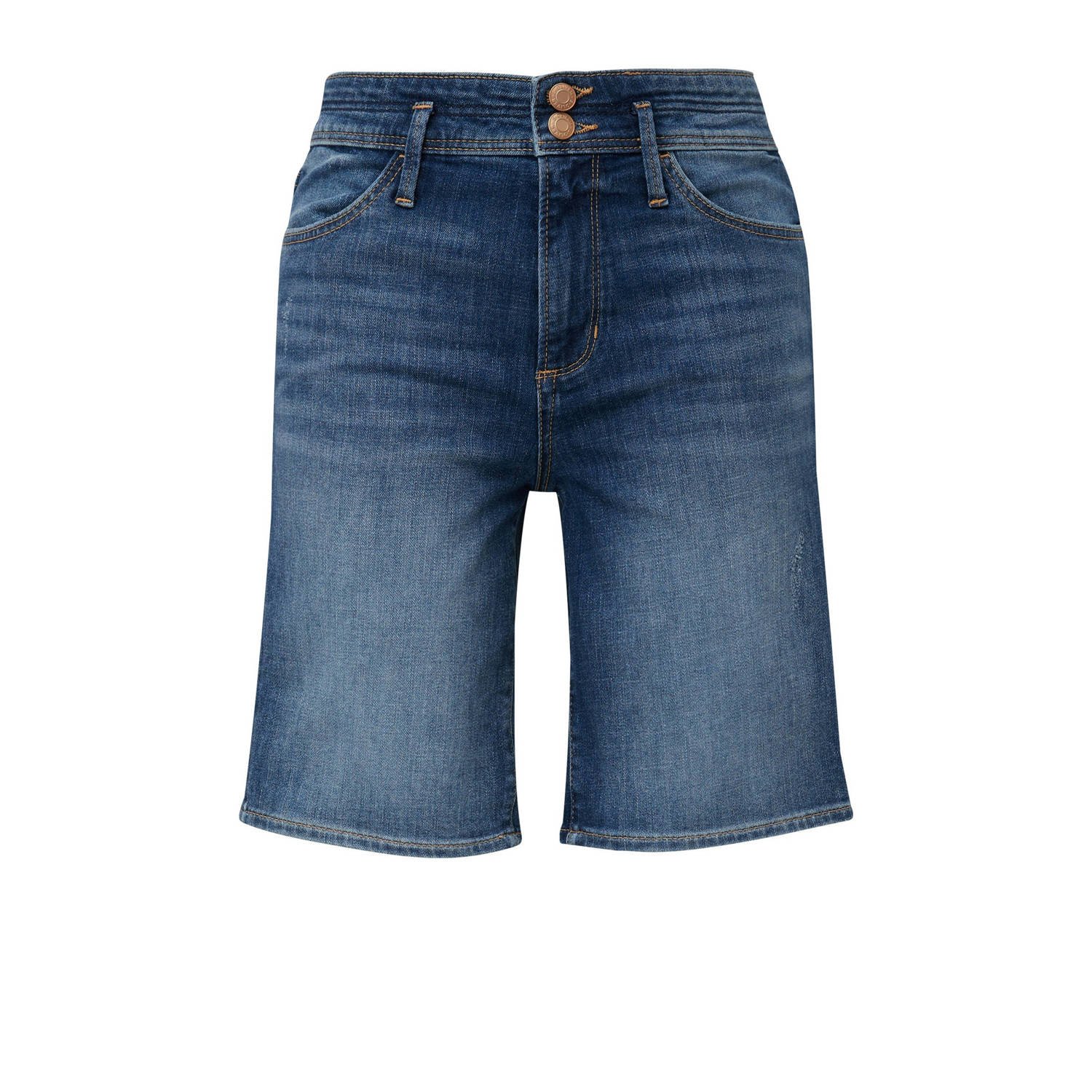 s.Oliver skinny short dark blue denim