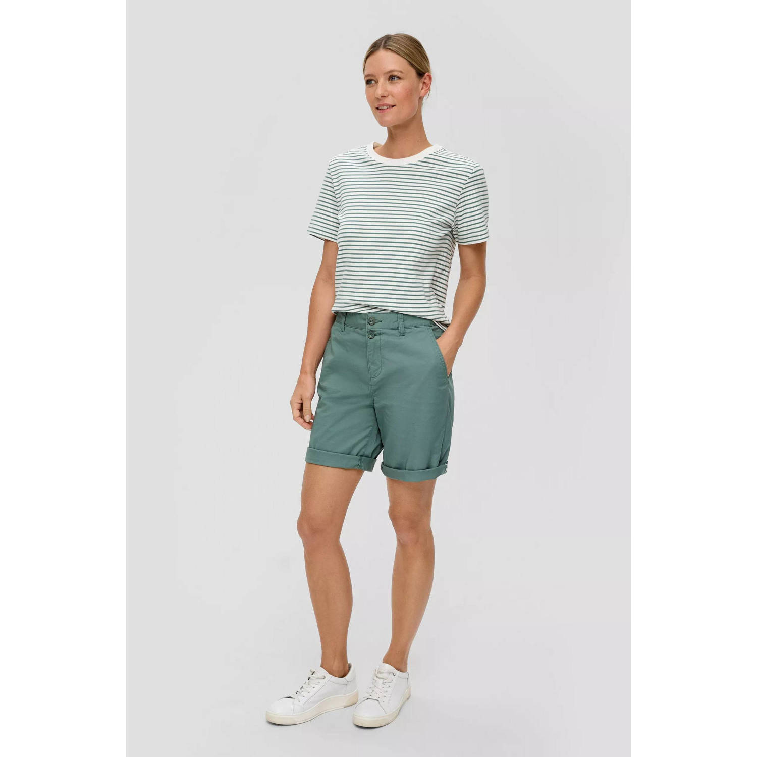 s.Oliver relaxed short petrol