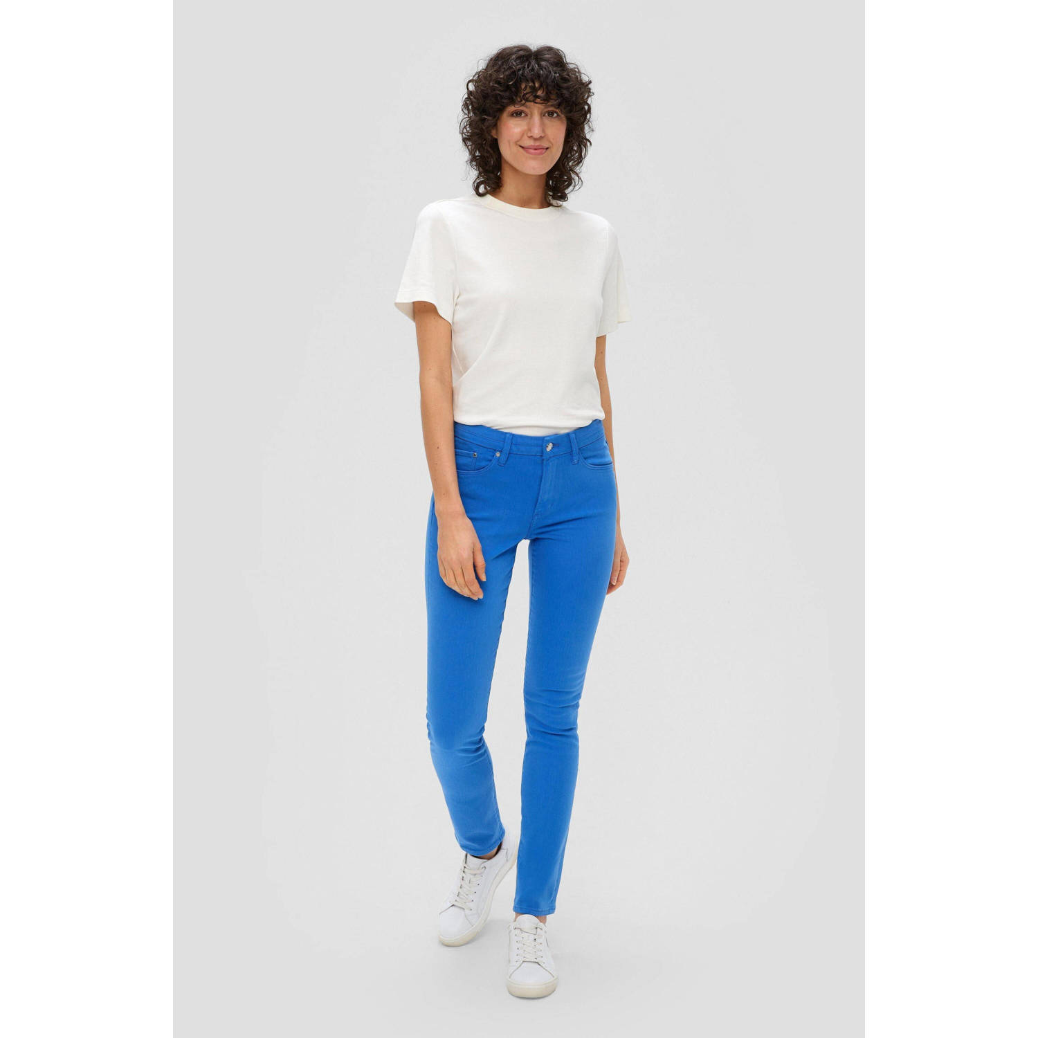 s.Oliver skinny jeans blauw