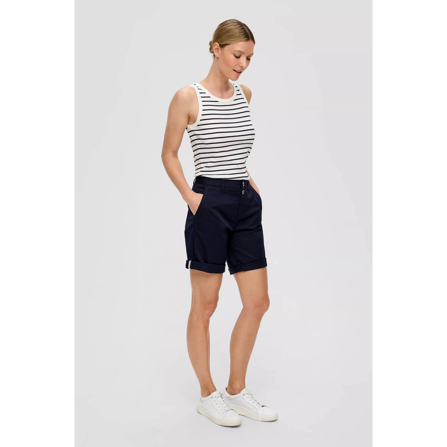 s.Oliver relaxed short marine