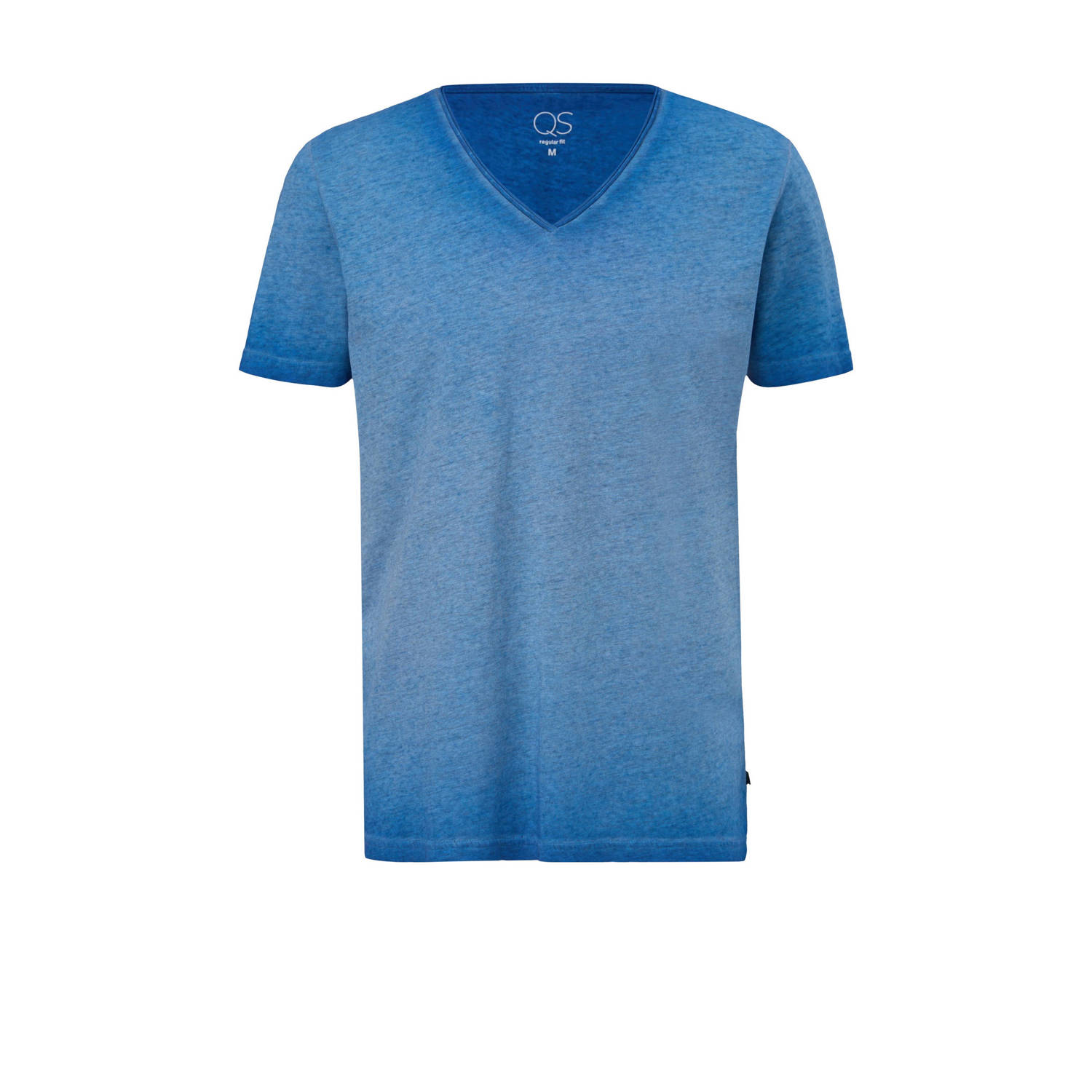 Q S by s.Oliver gemêleerd T-shirt blauw