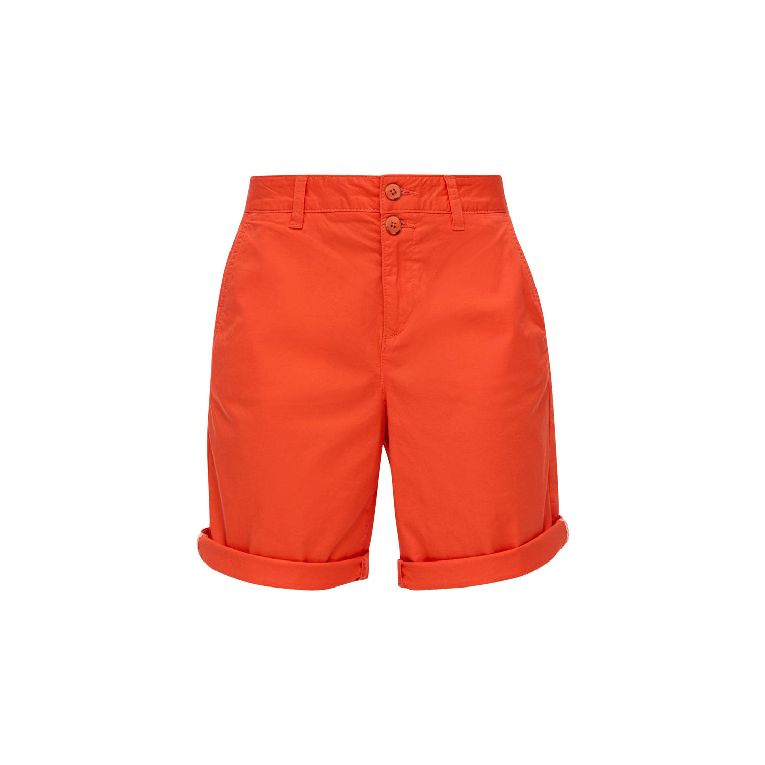 s.Oliver relaxed short oranje rood