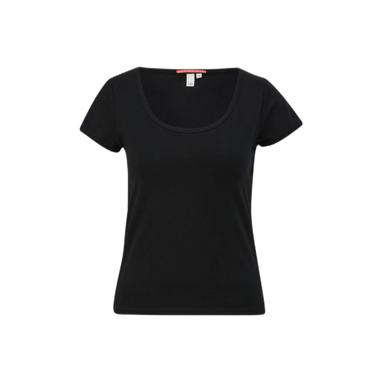 Q S by s.Oliver T-shirt zwart