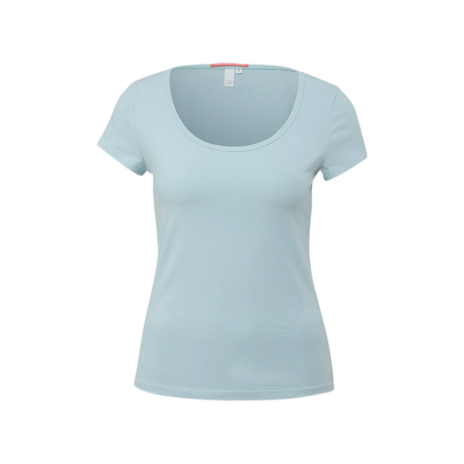 Q S by s.Oliver T-shirt lichtblauw
