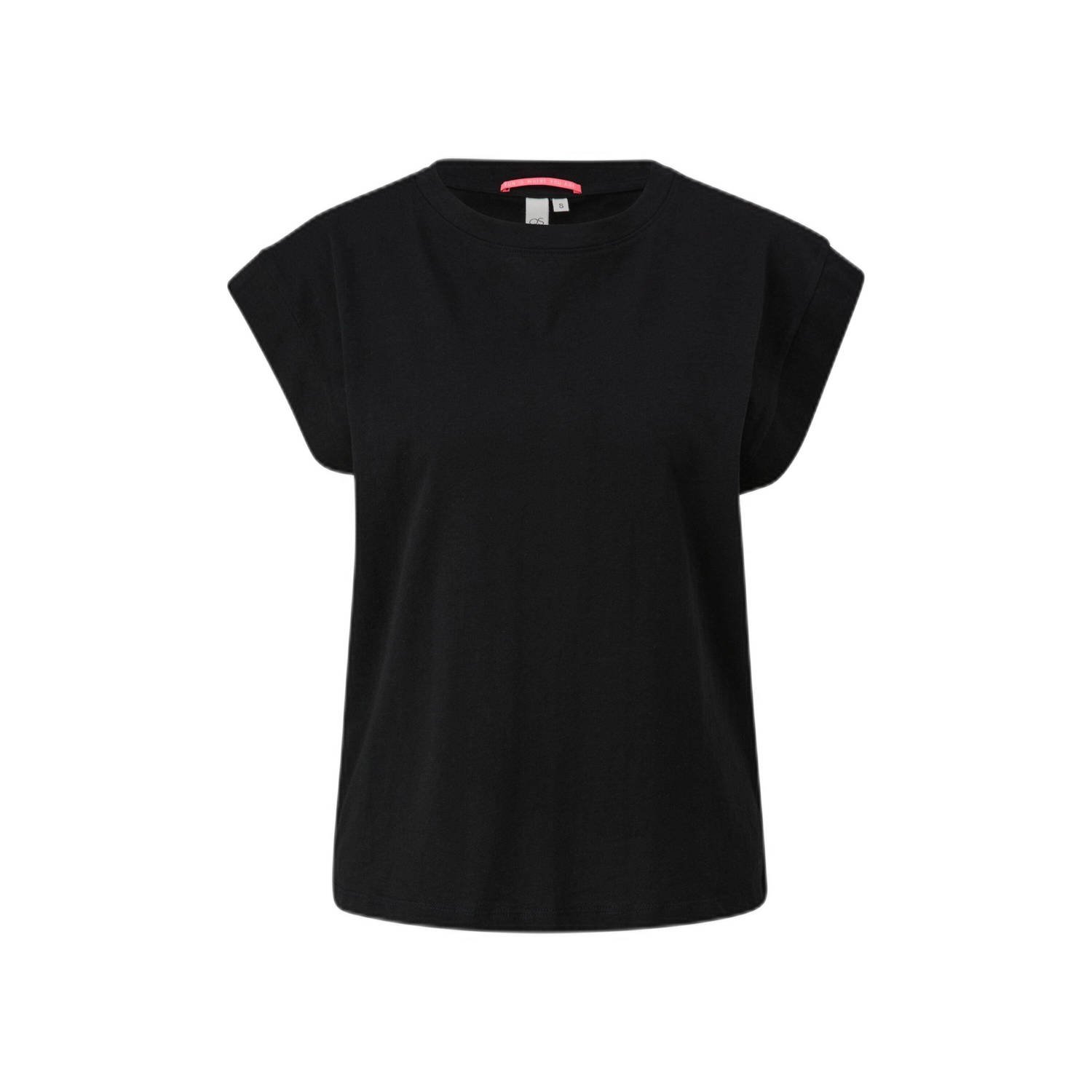 QS T-shirt met kapmouwen model 'Over'