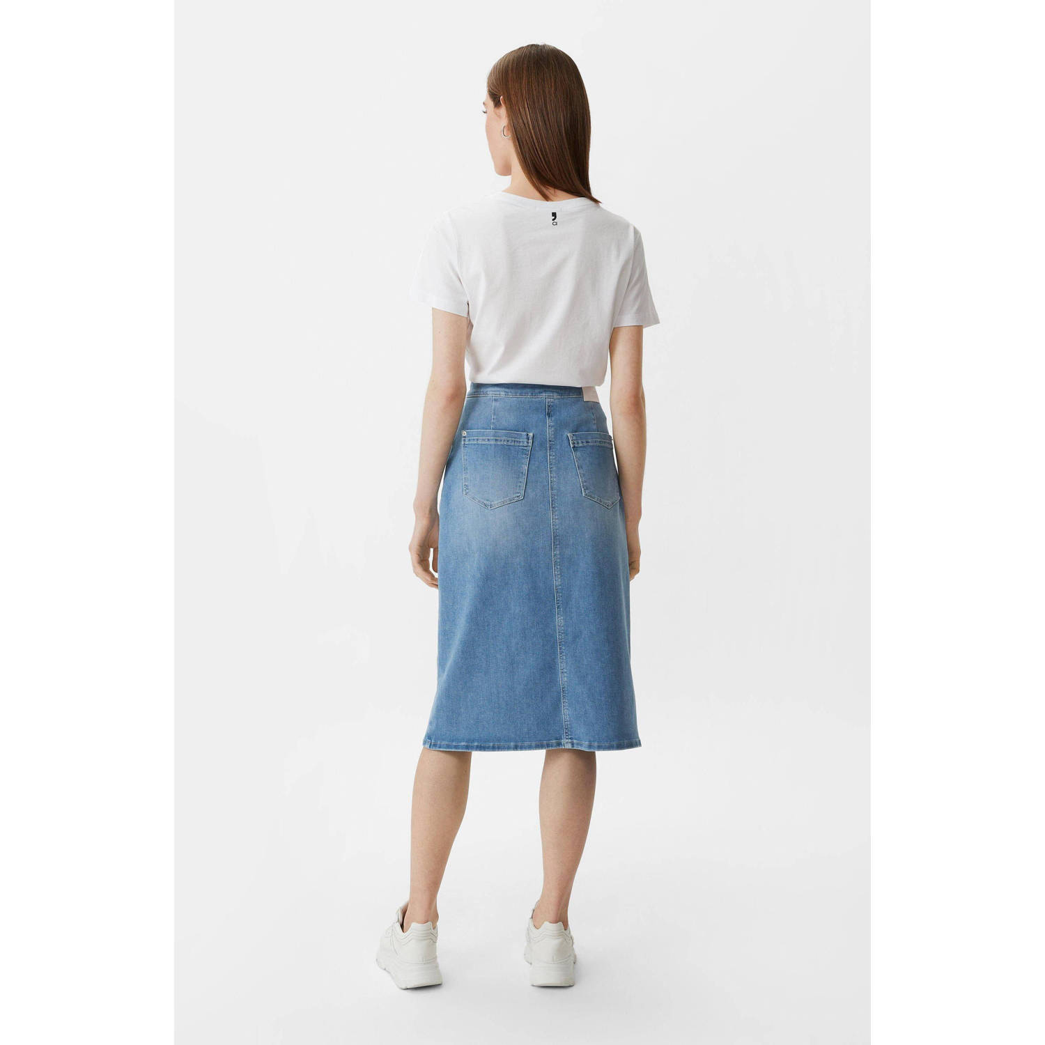 comma casual identity spijkerrok blauw