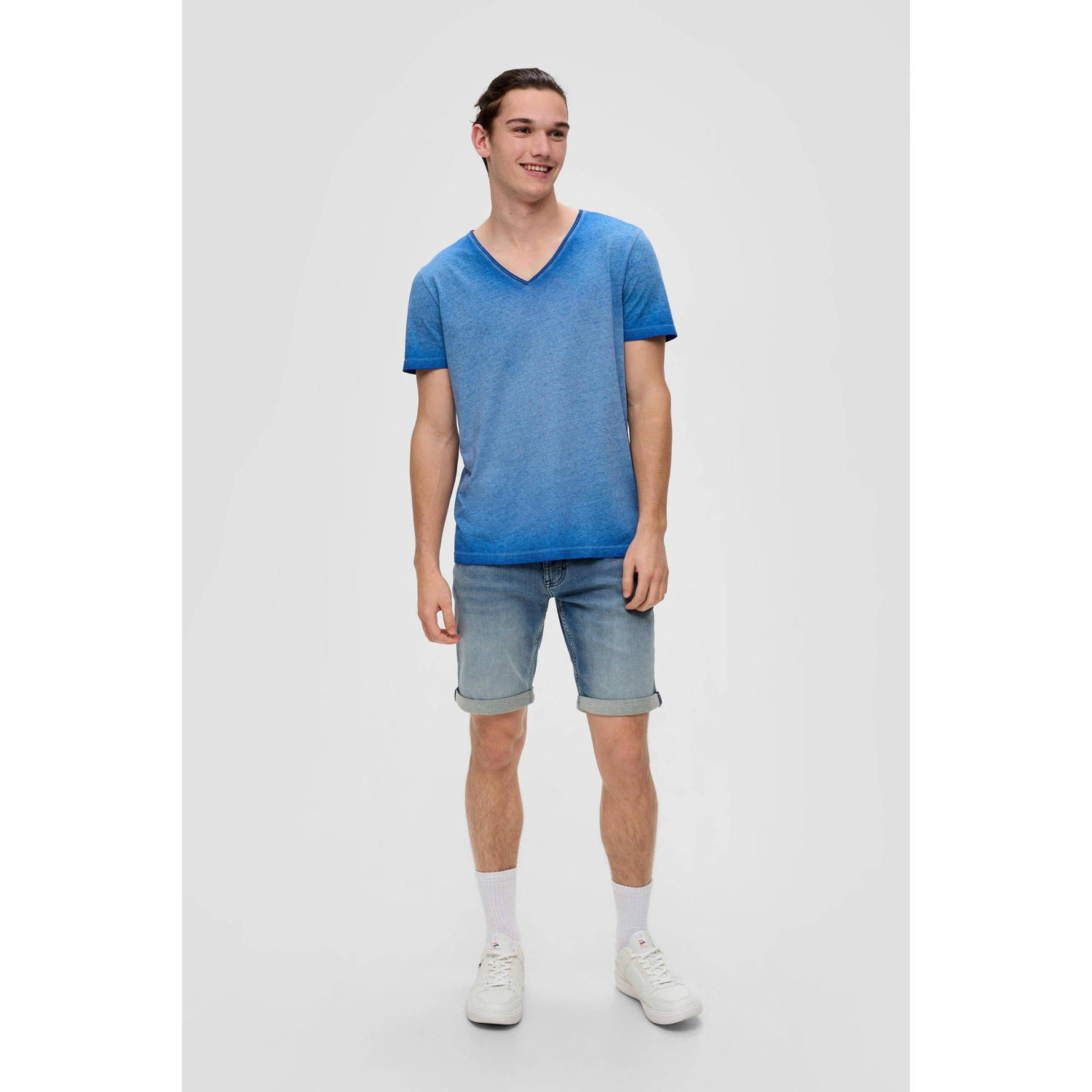 Q S by s.Oliver short blauw