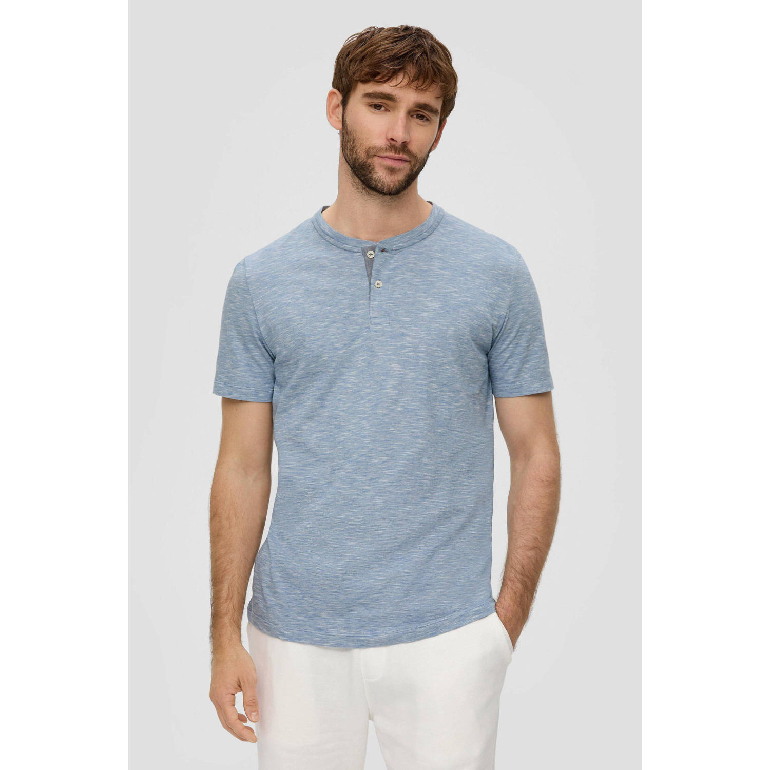 s.Oliver regular fit T-shirt lichtblauw