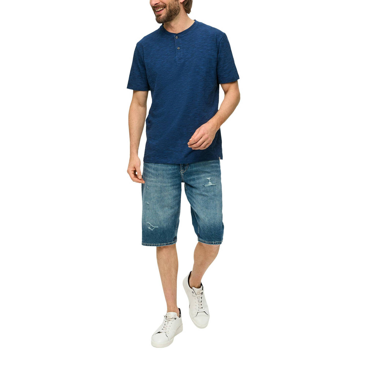 s.Oliver regular fit T-shirt marine
