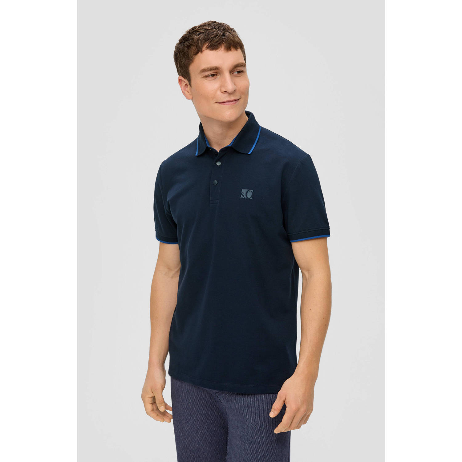 S.Oliver RED LABEL Poloshirt met labeldetail