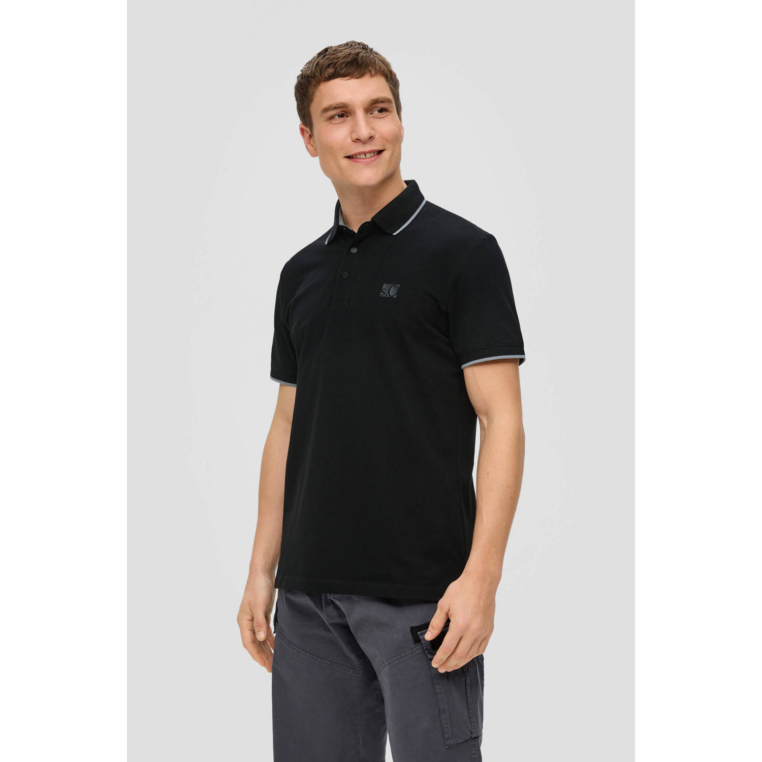 S.Oliver RED LABEL Poloshirt met labeldetail