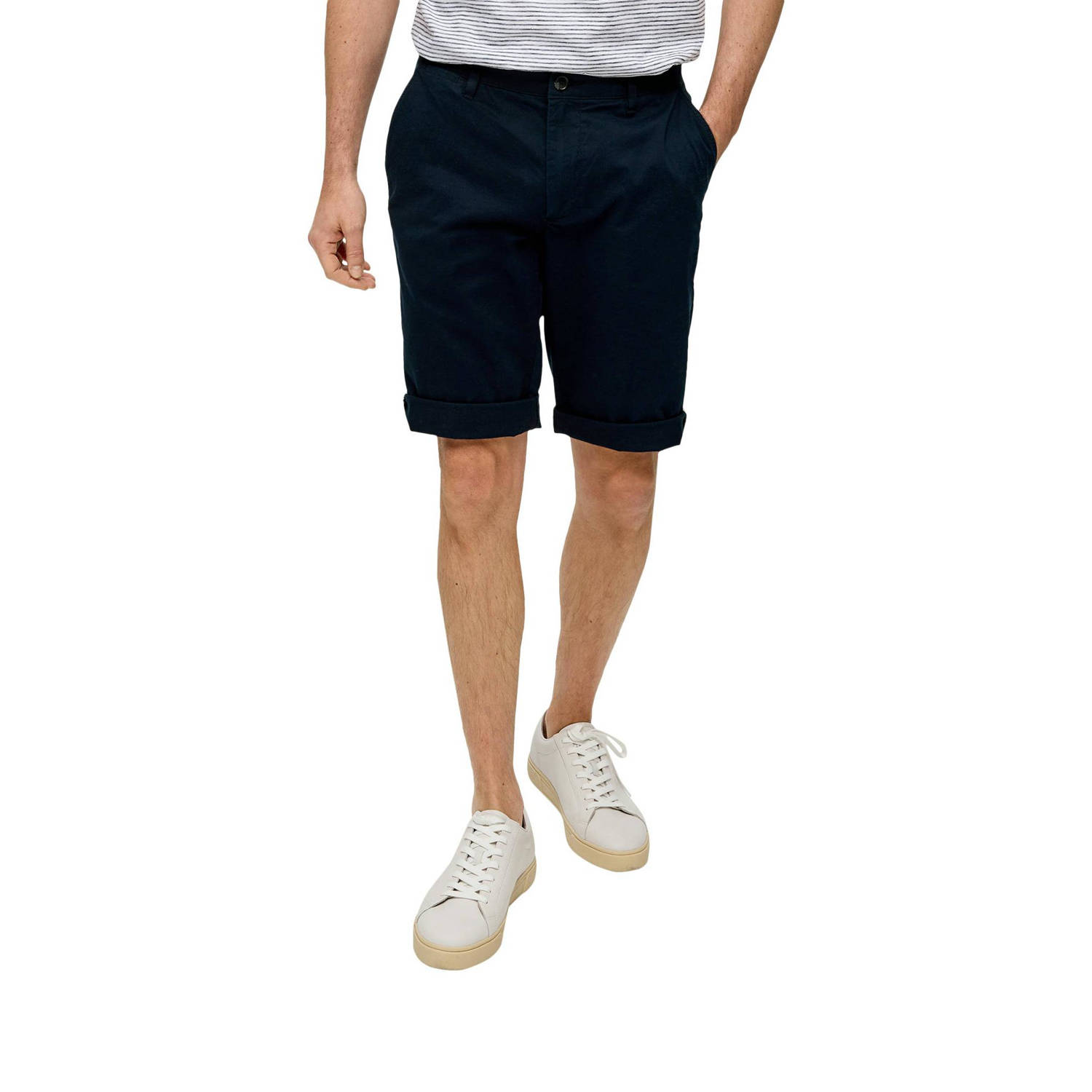 S.Oliver RED LABEL Regular fit bermuda met strookzak