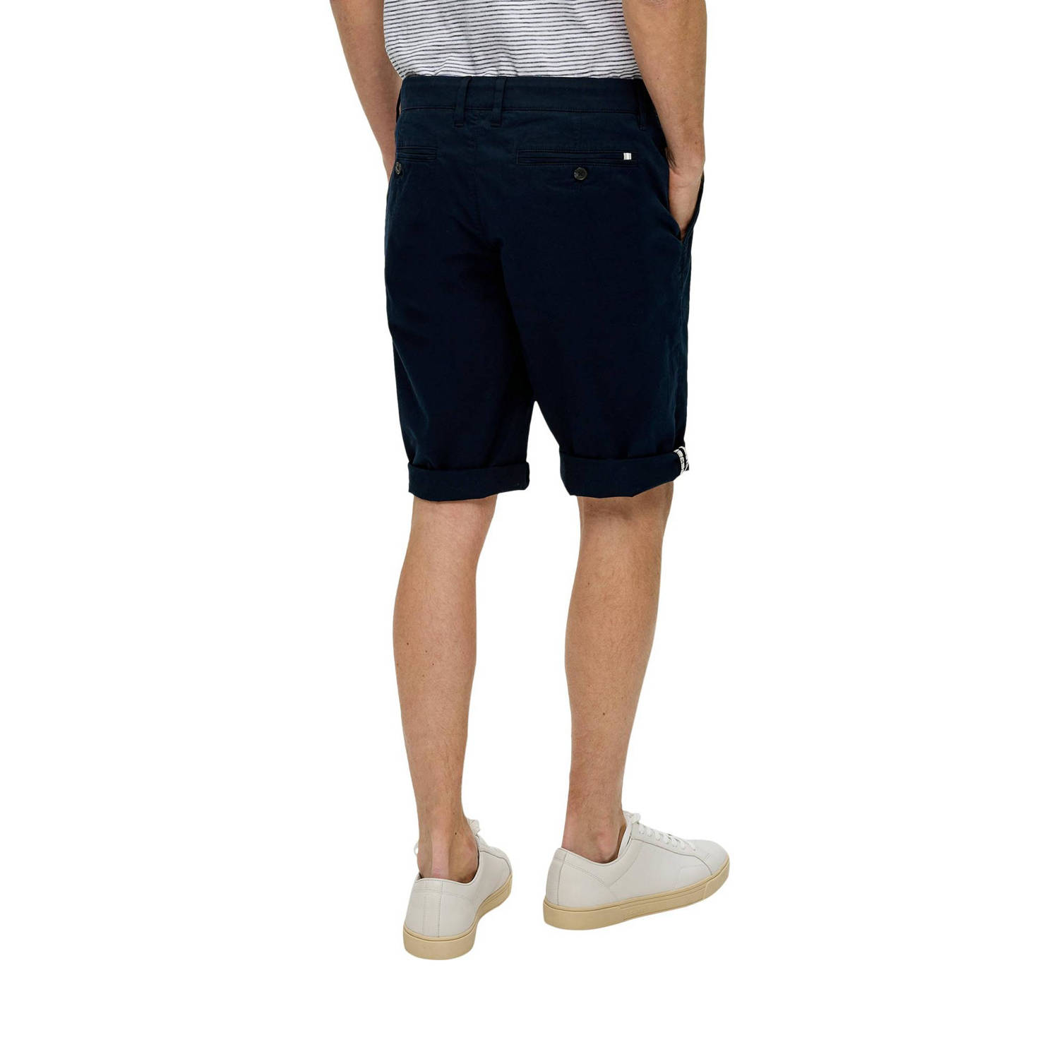 s.Oliver regular fit short donkerblauw