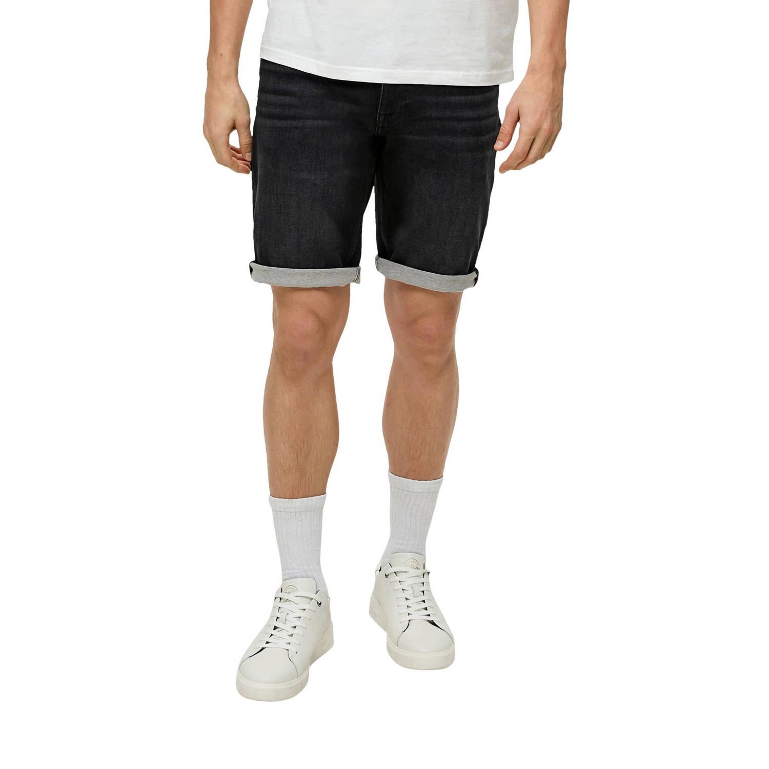 S.Oliver RED LABEL Korte regular fit jeans in 5-pocketmodel