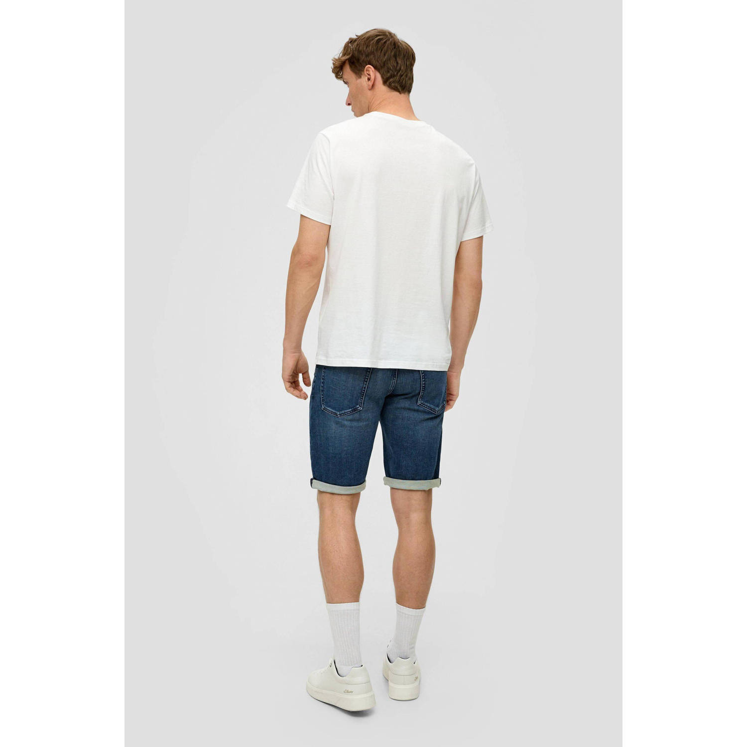 s.Oliver regular fit short blauw