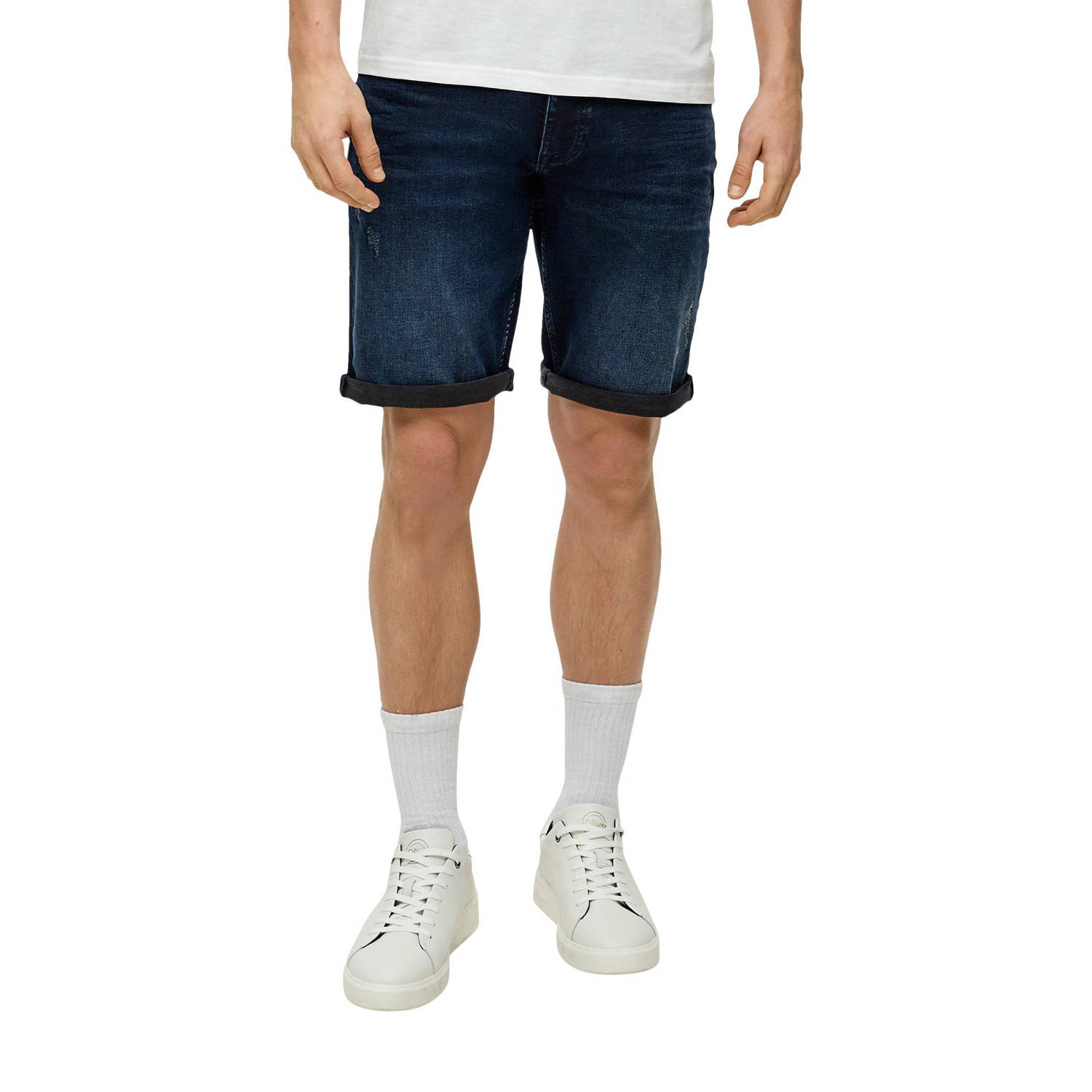 S.Oliver RED LABEL Korte regular fit jeans in 5-pocketmodel