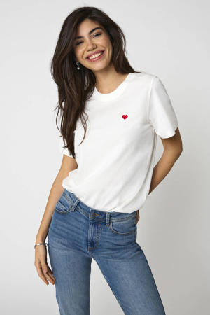 T-shirt JDYPISA ecru