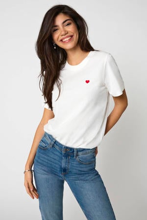 T-shirt JDYPISA ecru