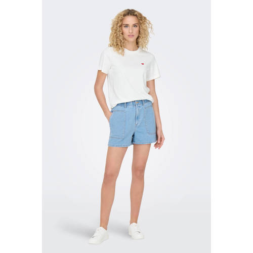 JDY T-shirt JDYPISA ecru afbeelding