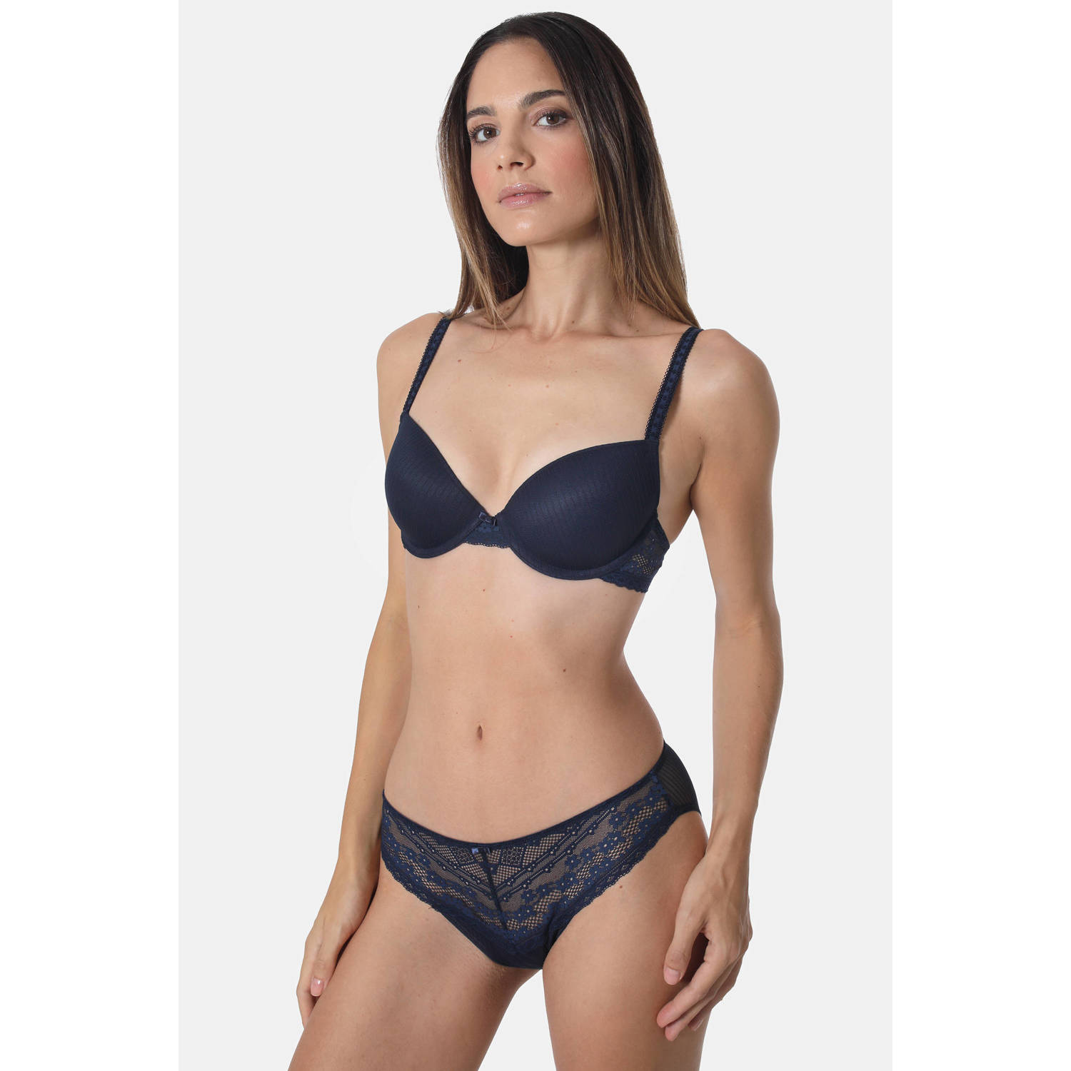 Sassa Mode slip Smart Look donkerblauw