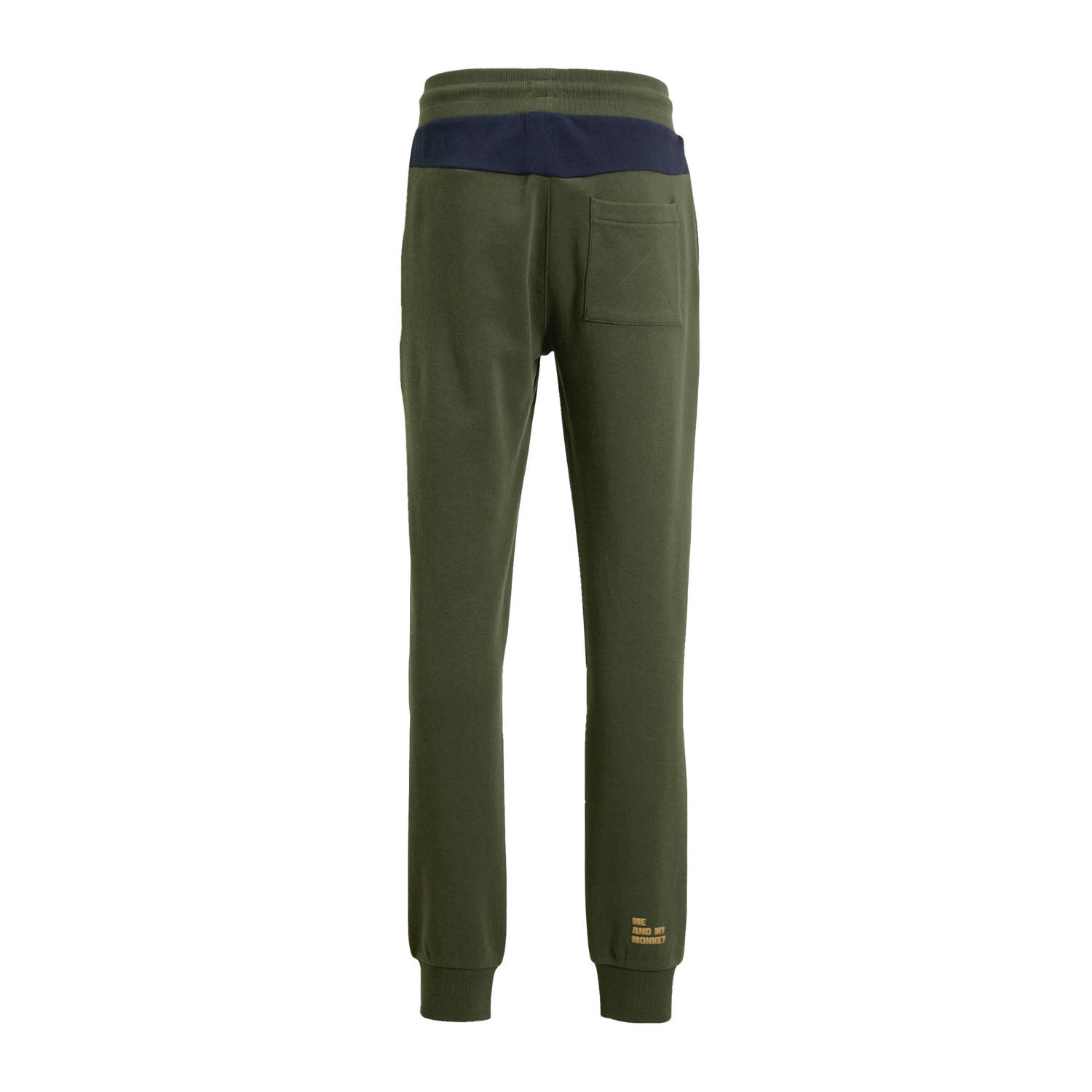 Me & My Monkey joggingbroek Rene donkergroen