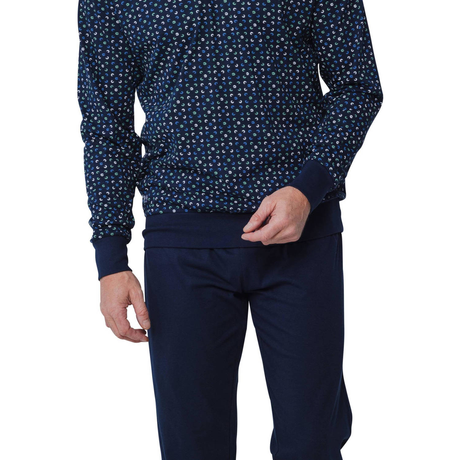 Pastunette for men pyjama donkerblauw