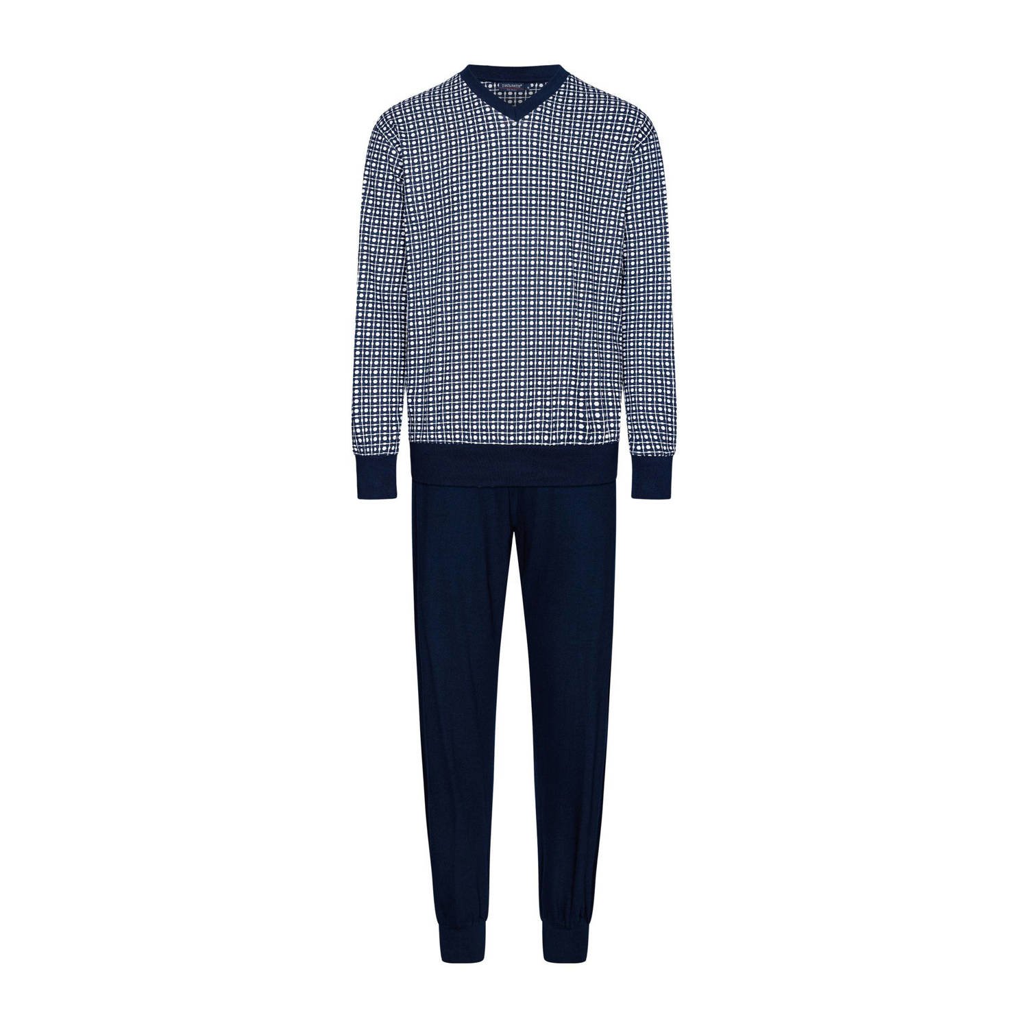 Pastunette for men pyjama donkerblauw