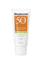 thumbnail: Biodermal Matterend zonnefluïde gezicht SPF50+ - 40 ml