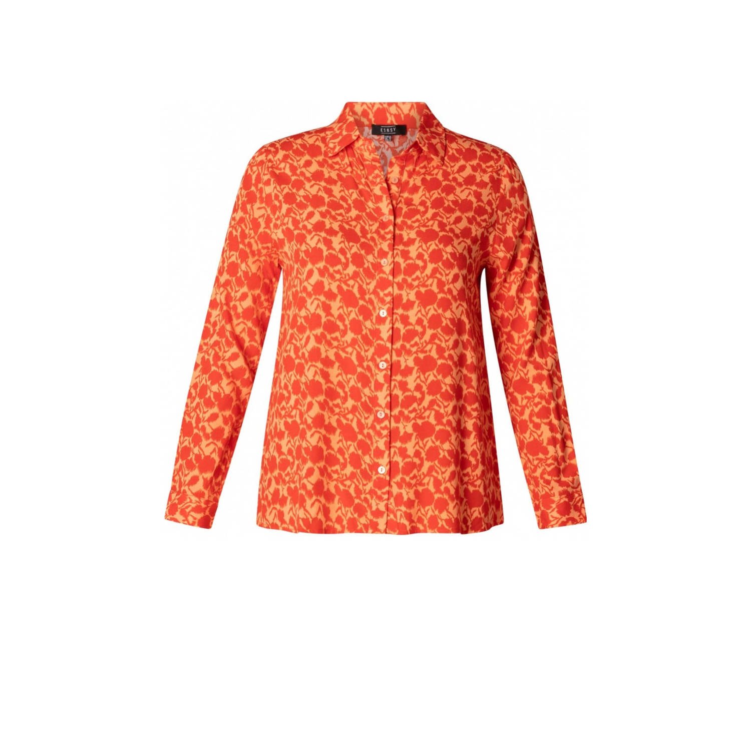 ES&SY blouse met all over print rood