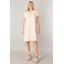 Base Level jurk met linnen Yacin beige