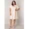 Base Level Curvy linnen jurk Yacinthe beige