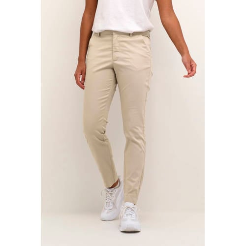 Kaffe regular fit chino Kalea beige afbeelding