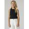 NAME IT KIDS top NKFNAKAL SL CROP TOP NOOS zwart