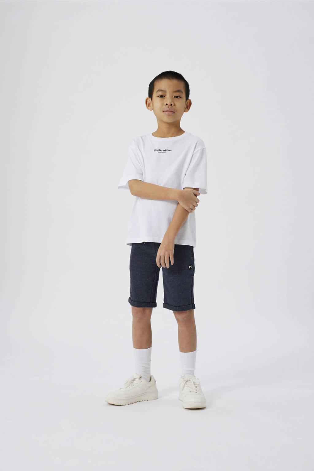 NAME IT KIDS T-shirt NKMBRODY met tekst wit