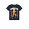 NAME IT KIDS rechtvallend T-shirt met print - donkerblauw
