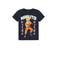 NAME IT KIDS T-shirt NKMMACAR NARUTO met printopdruk donkerblauw