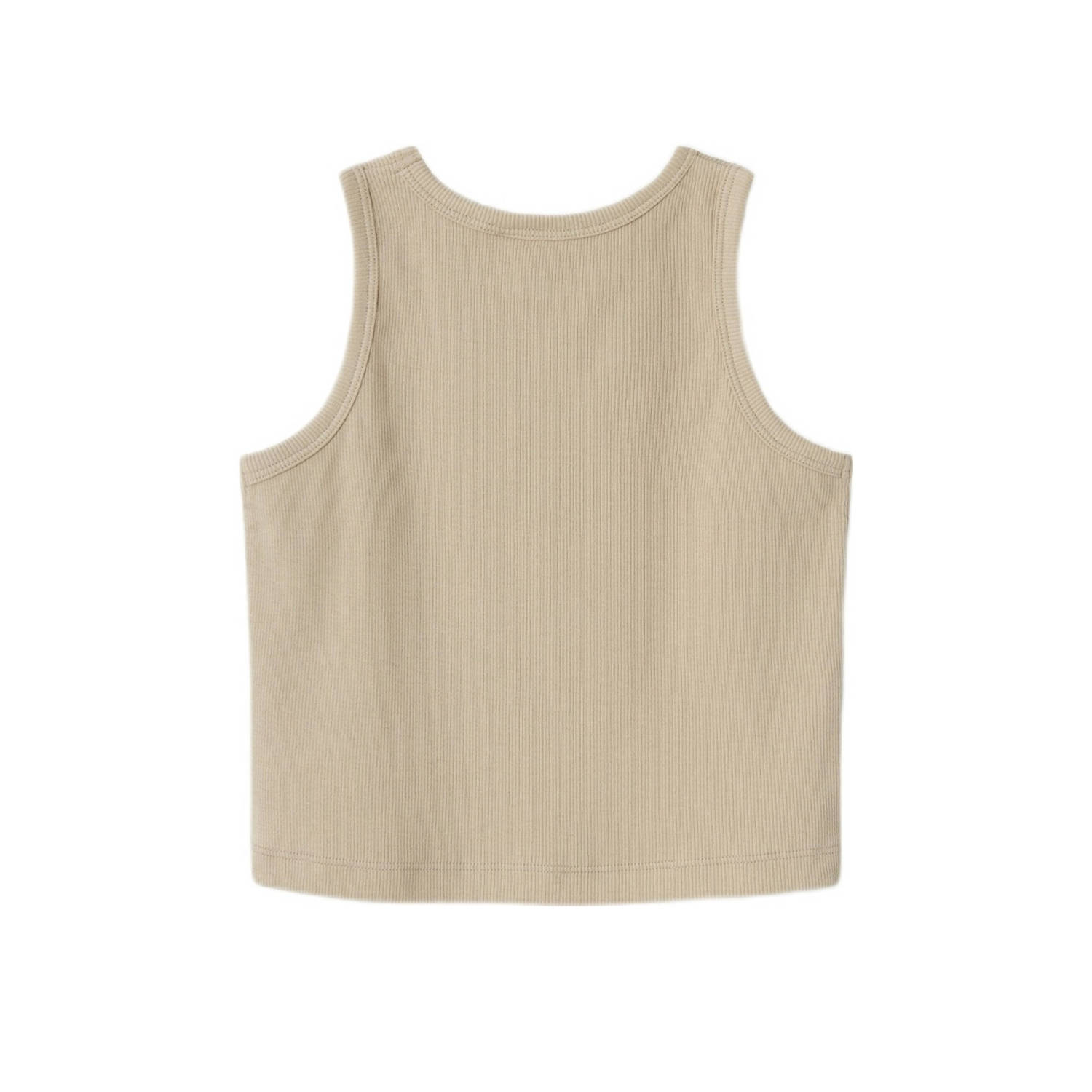 NAME IT KIDS top NKFNAKAL SL CROP TOP NOOS beige