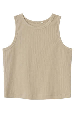 top NKFNAKAL SL CROP TOP NOOS beige